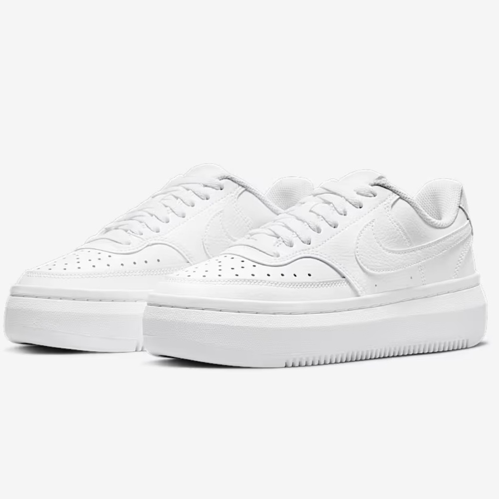 BRAND NEW Nike Court Vision Alta White Sneakers - 7.5